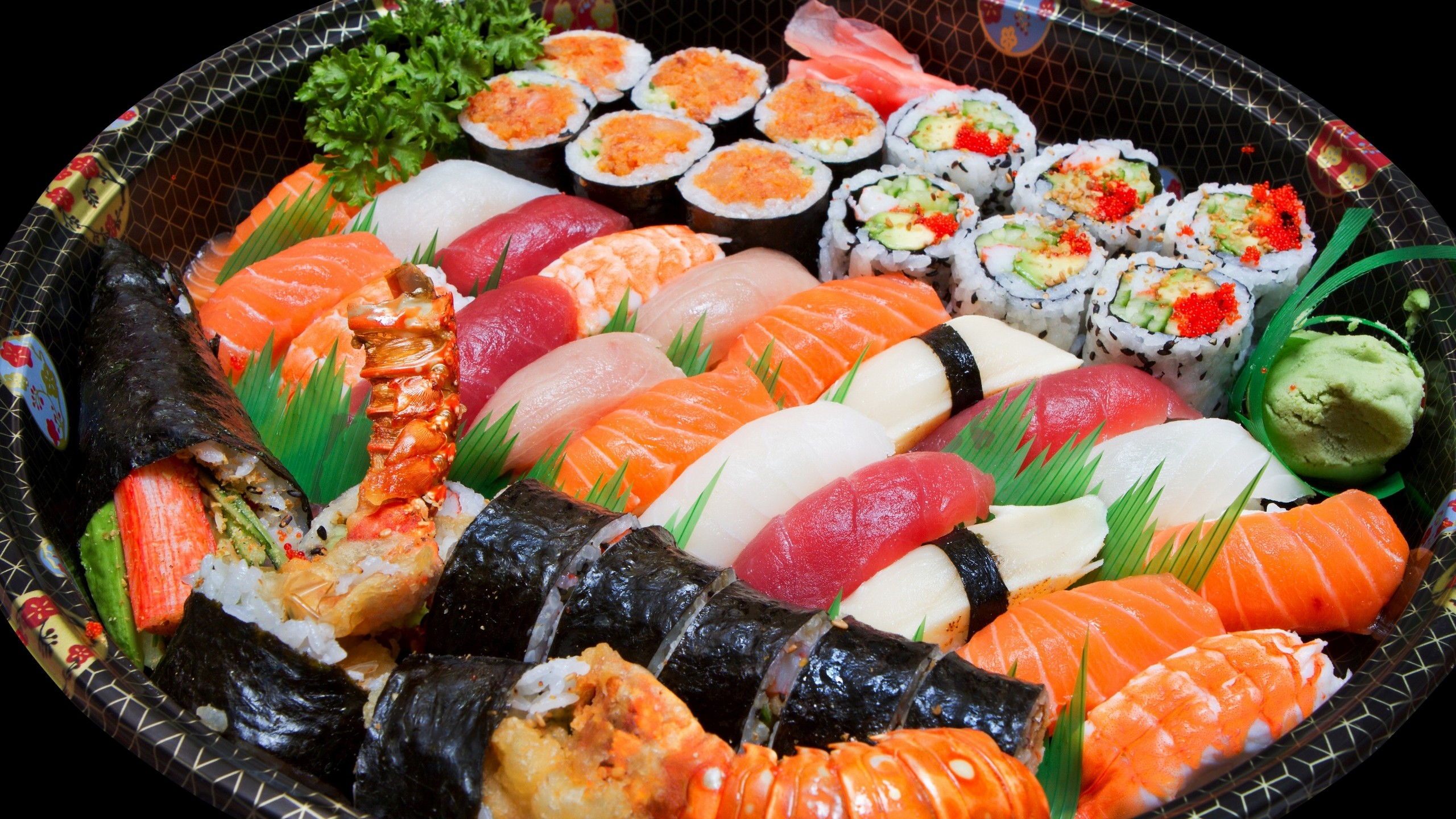 Sushi Food Wallpaper Background 49725 
 Data-src - 4k Sushi - HD Wallpaper 