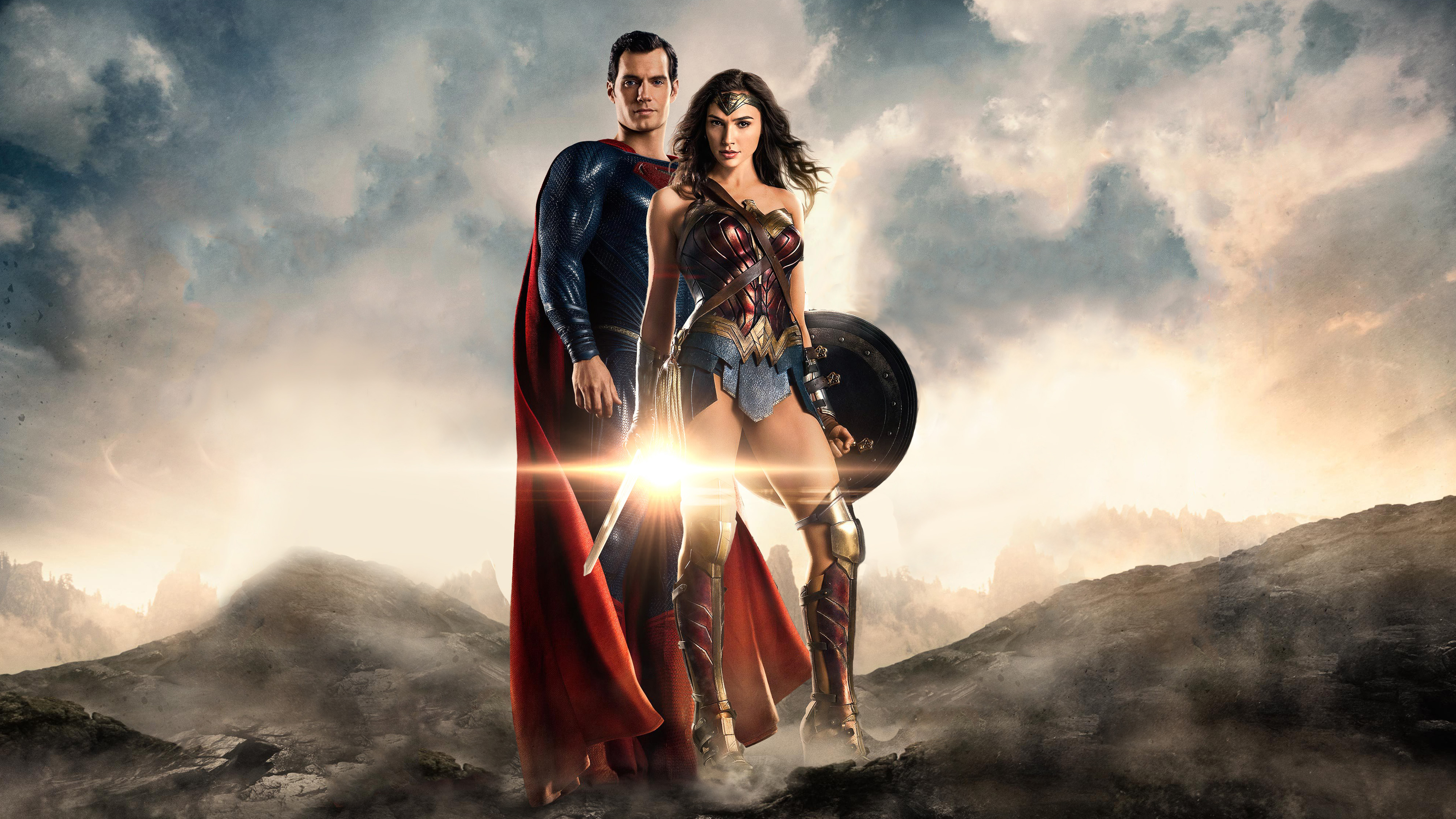Superman And Wonder Woman Movie - HD Wallpaper 