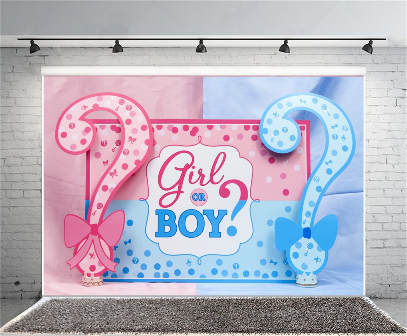 Baby Shower Backdrop Girl Or A Boy - HD Wallpaper 