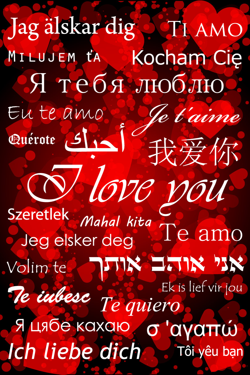 25 Languages I Love You - Love Images Photos Downloading - HD Wallpaper 