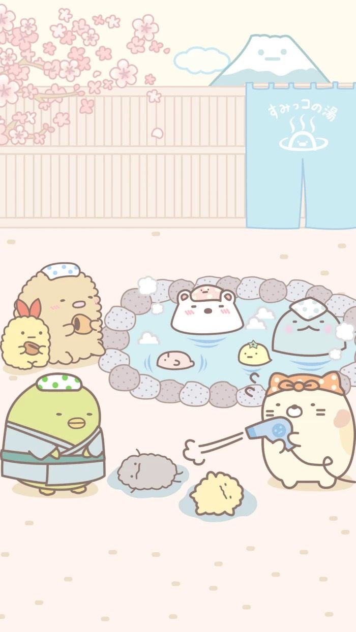 Kawaii Background Sumikko Gurashi - HD Wallpaper 