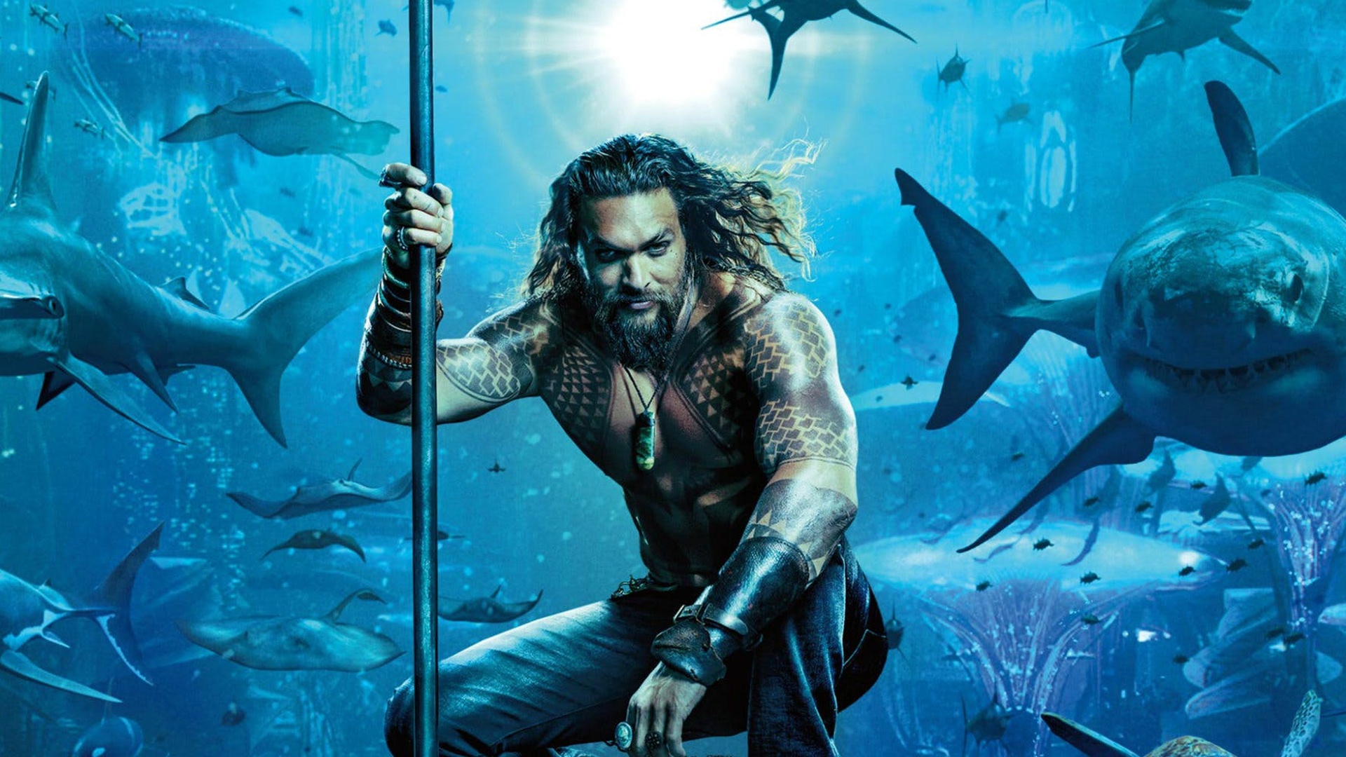 Aquaman Hd Desktop Wallpaper - Jason Momoa Aquaman - HD Wallpaper 