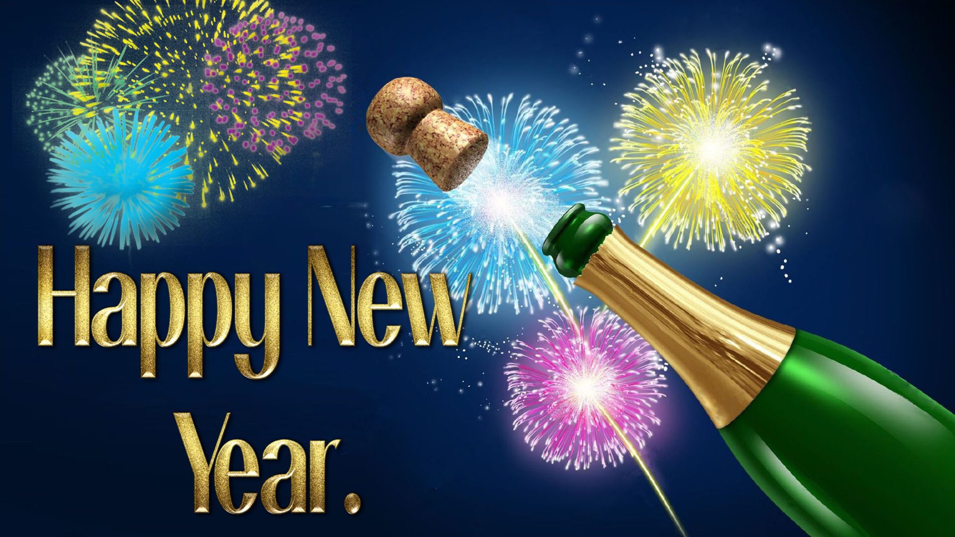 Free Hd Happy New Year Animated 3d Wallpapers Download - Happy New Year Photo Full Hd - HD Wallpaper 