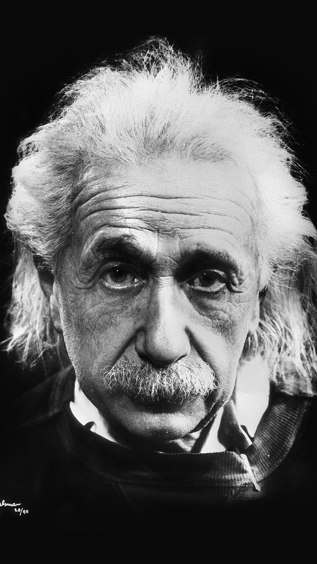 Albert Einstein - 1080x1920 Wallpaper 