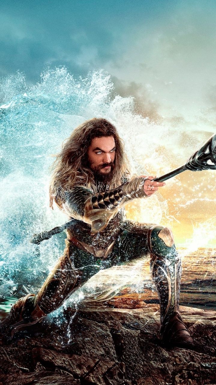 Wallpaper, Movie, Momoa, League, Justice, Jason, Breathtaking, - Aquaman 2018 Aquaman Wallpaper Hd - HD Wallpaper 