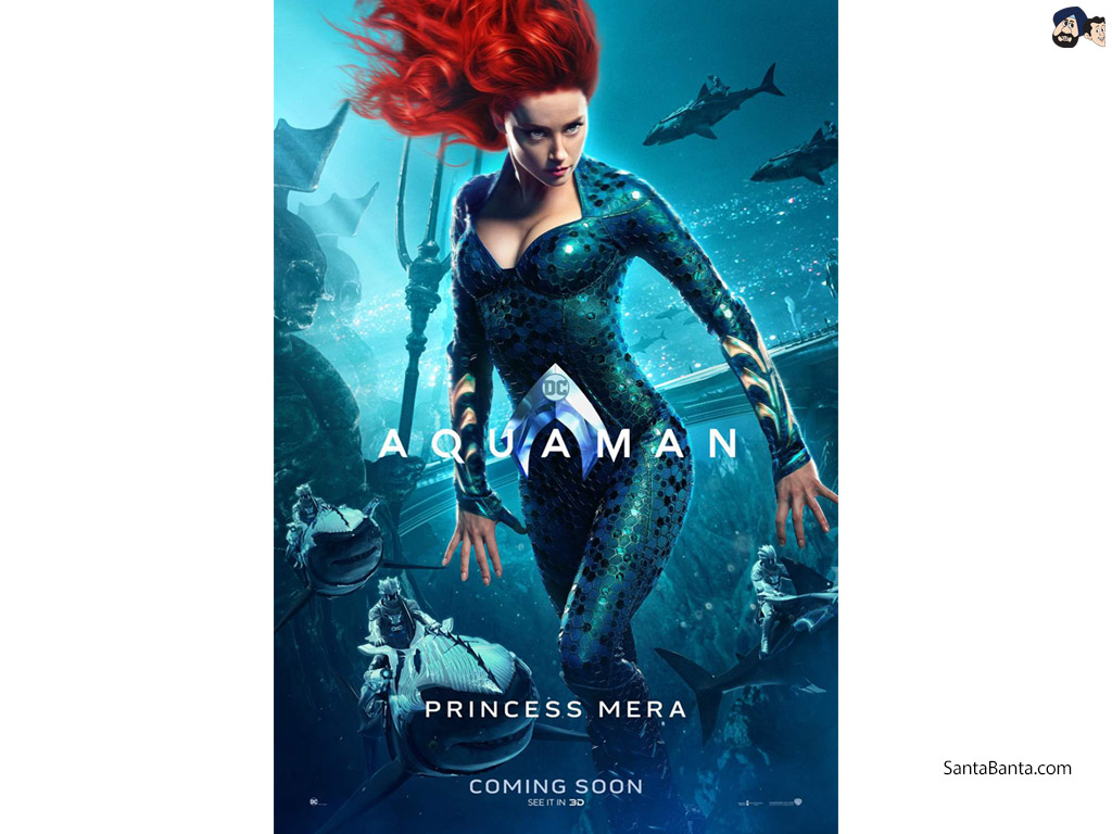 Aquaman - Aquaman Mera Hd Poster - HD Wallpaper 