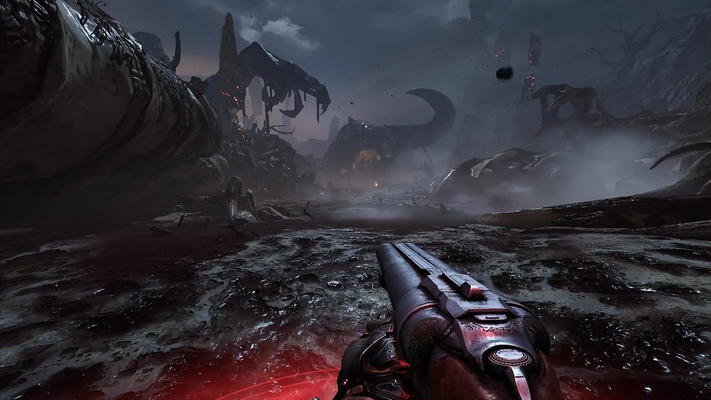 Doom Super Shotgun Live Wallpaper - Pc Game - HD Wallpaper 