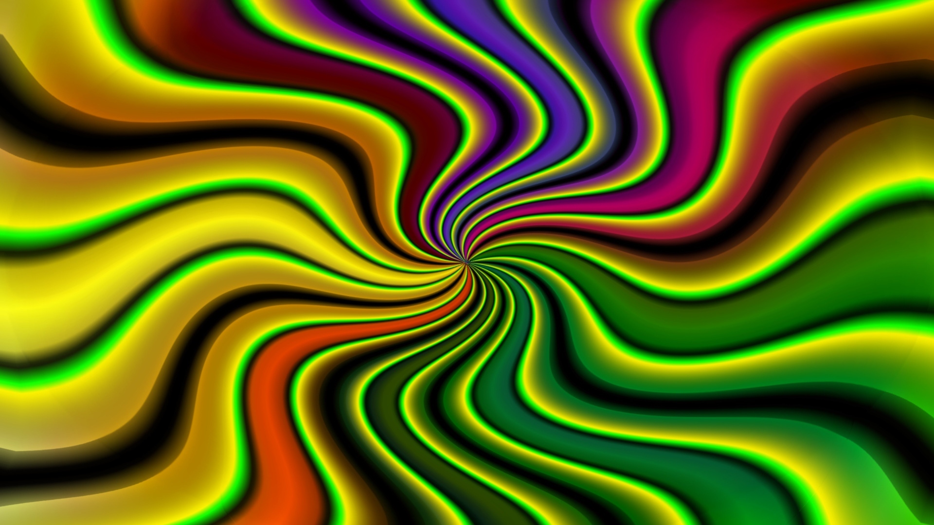 Colorful Optical Illusions - 1920x1080 Wallpaper 