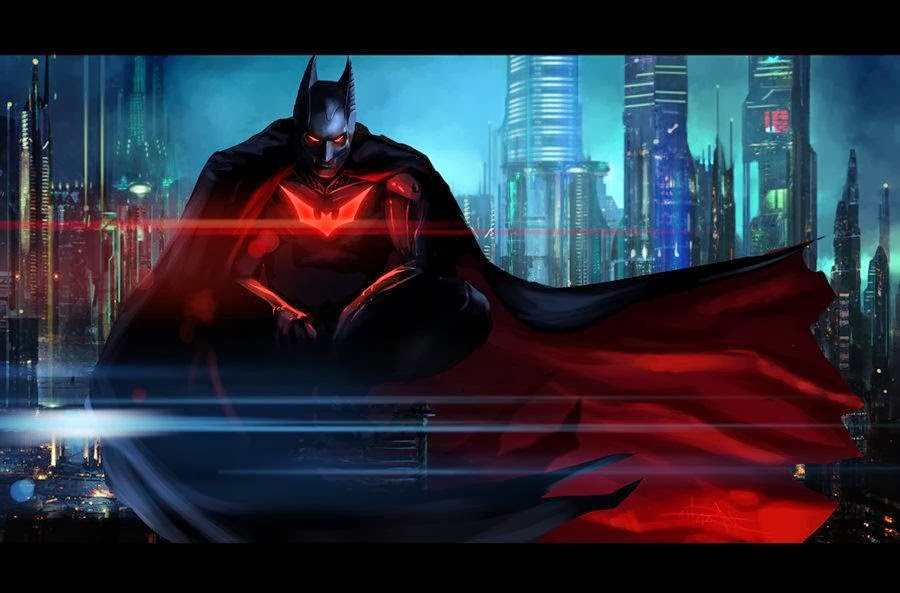 Batman Beyond With Cape - HD Wallpaper 