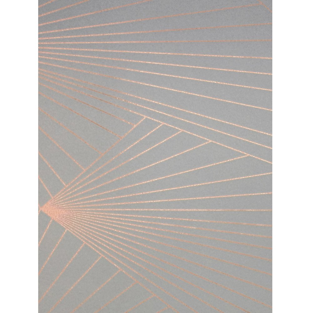Fan Copper Rose Zinc Grey Wallpaper Sample - Wood - HD Wallpaper 