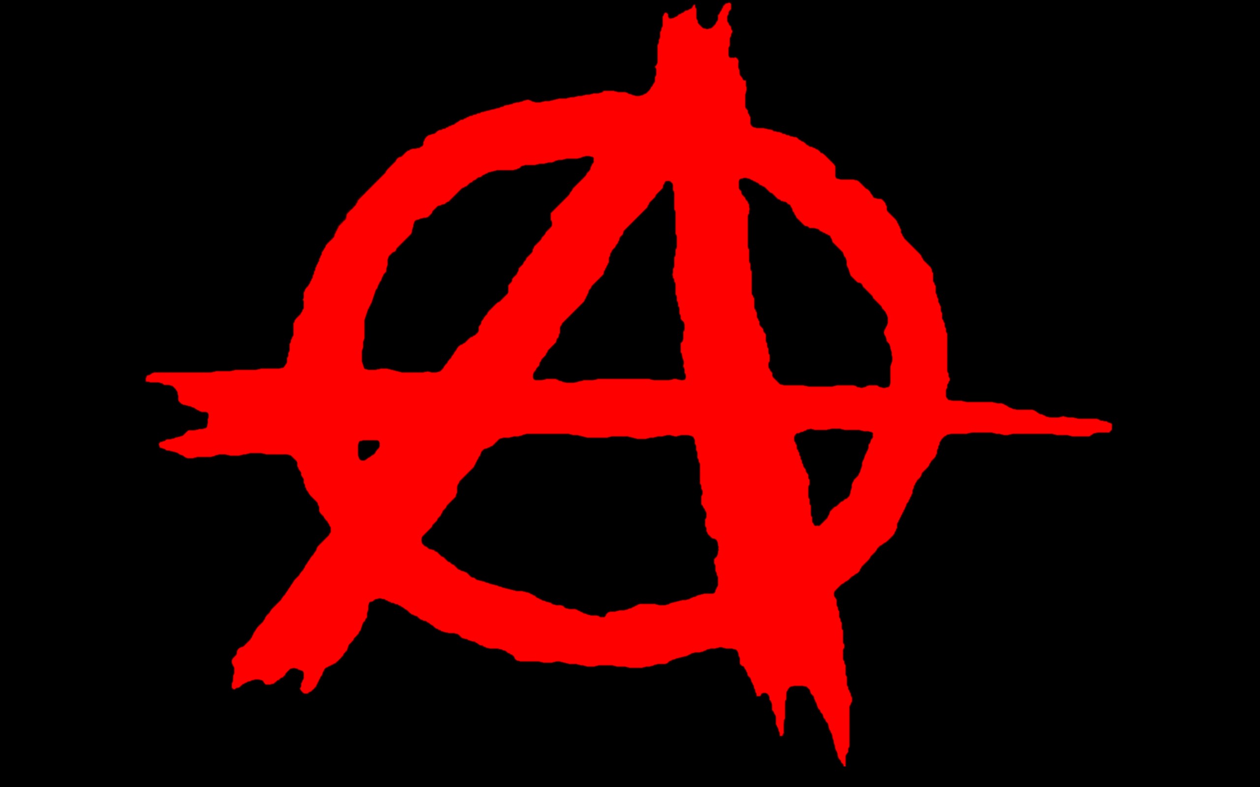 Anarchy Symbol - HD Wallpaper 