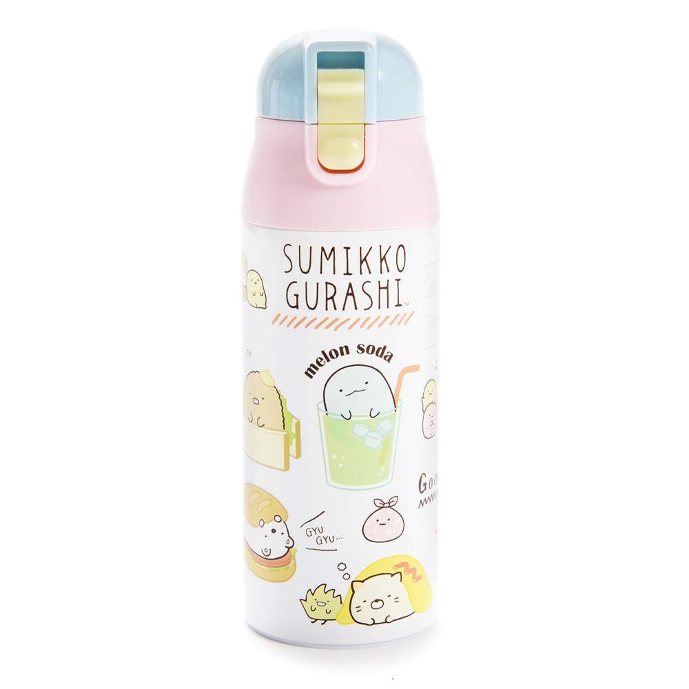 Sumikko Gurashi Lunch Market Stainless Steel Push Top - Sumikko Gurashi Water Bottle - HD Wallpaper 