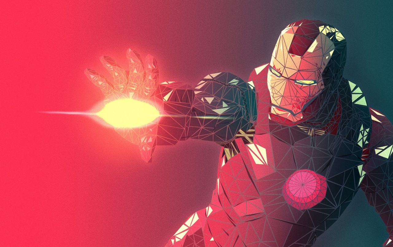 Fractal Iron Man 3d Render Wallpapers - Iron Man Facebook Cover - HD Wallpaper 