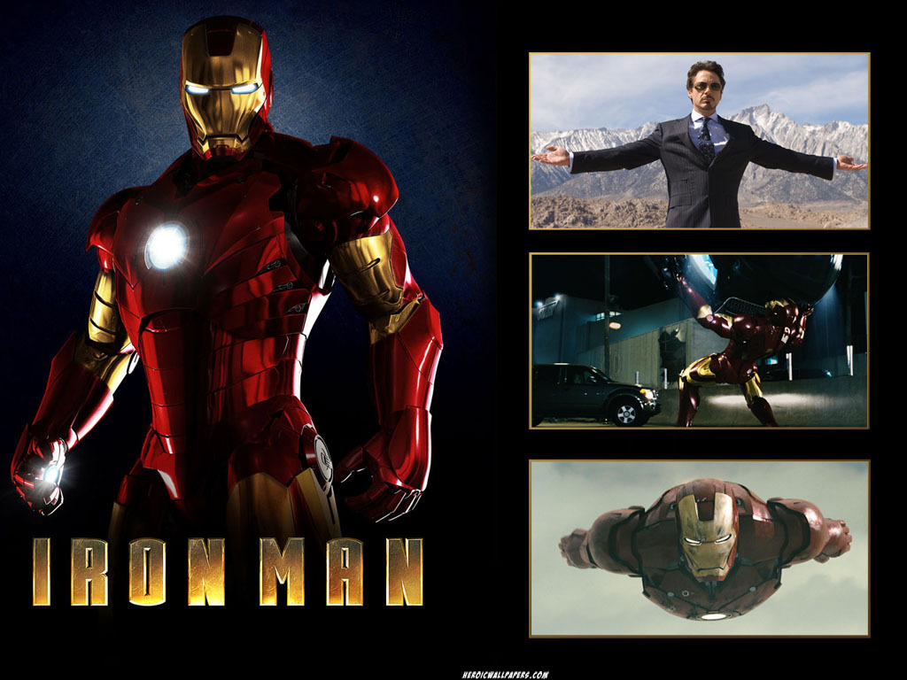 Iron Man - Ironman 1 Movie Poster - HD Wallpaper 