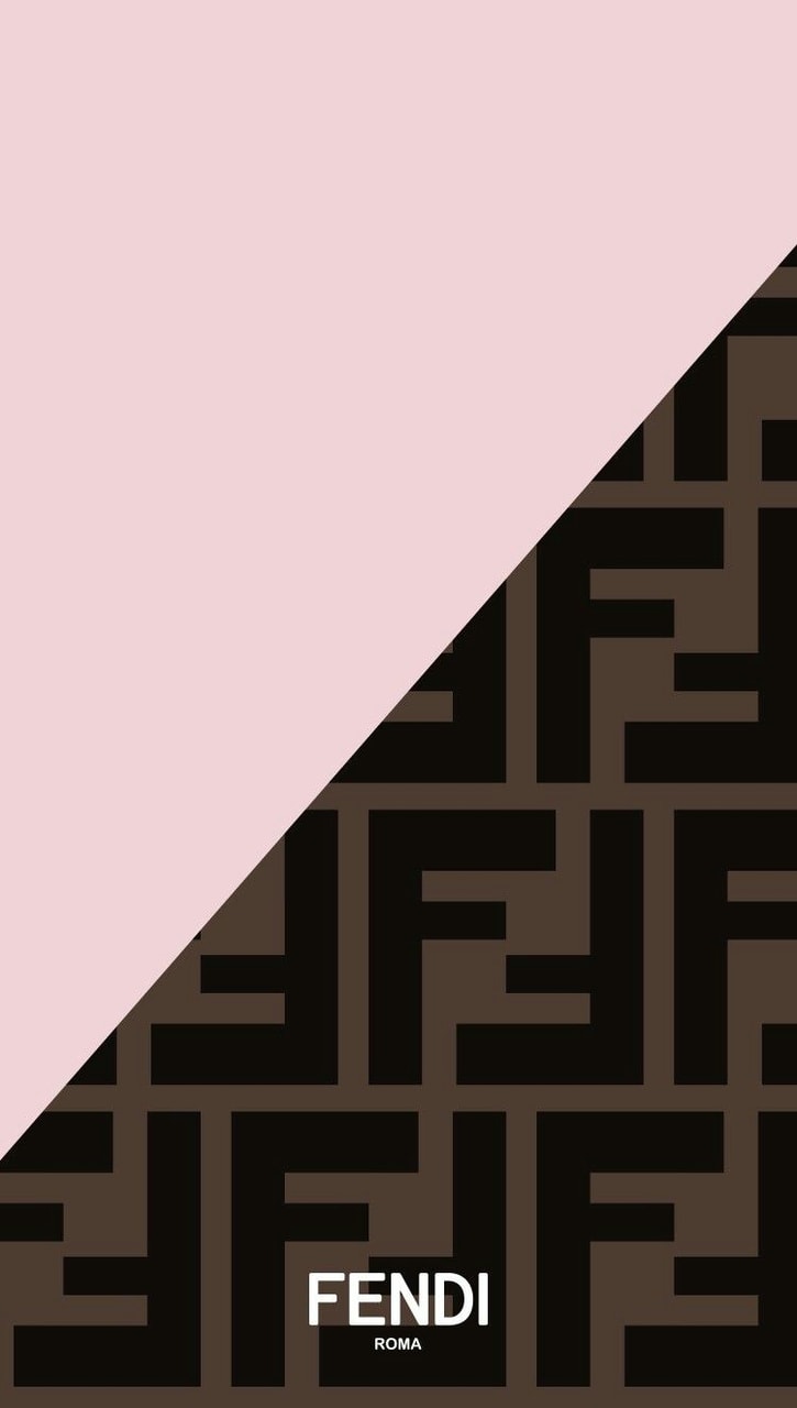 Background, Celebrity, And Pattern Image - Logo Fendi - HD Wallpaper 