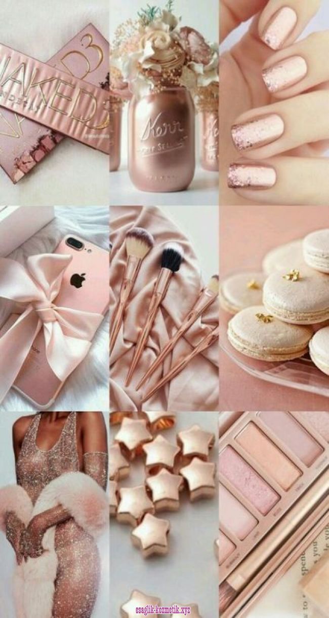 New Makeup Wallpaper Backgrounds Blushes 15 Ideas - Rose Gold Aesthetic -  650x1219 Wallpaper 