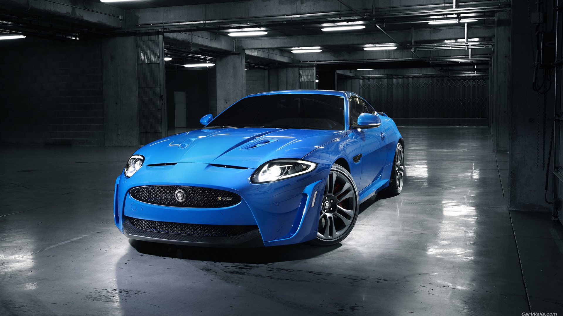 Jaguar Xkr 2010 Blue - HD Wallpaper 