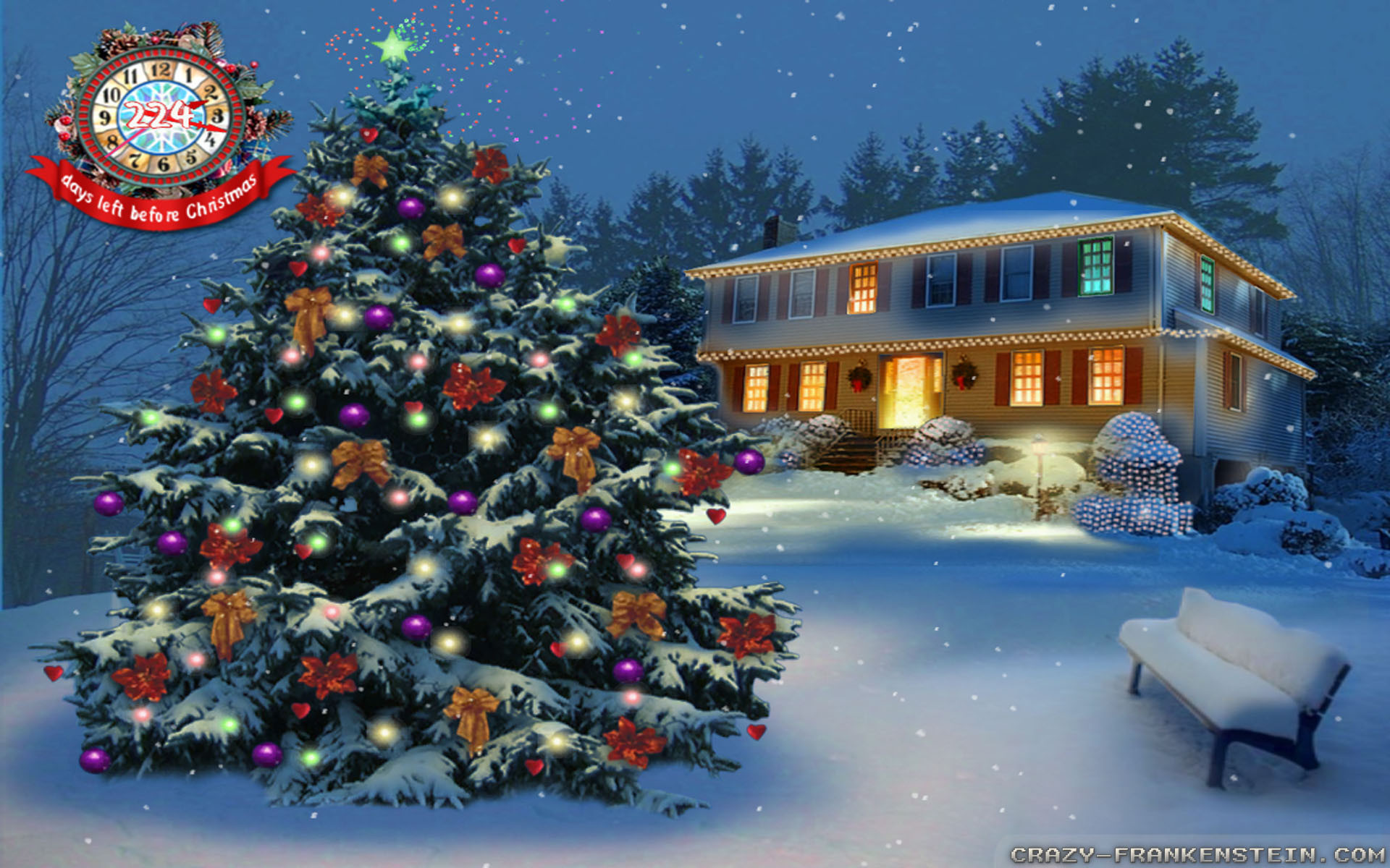 Free Christmas Wallpapers And Screensavers Download - Screensavers Free Downloads Christmas - HD Wallpaper 