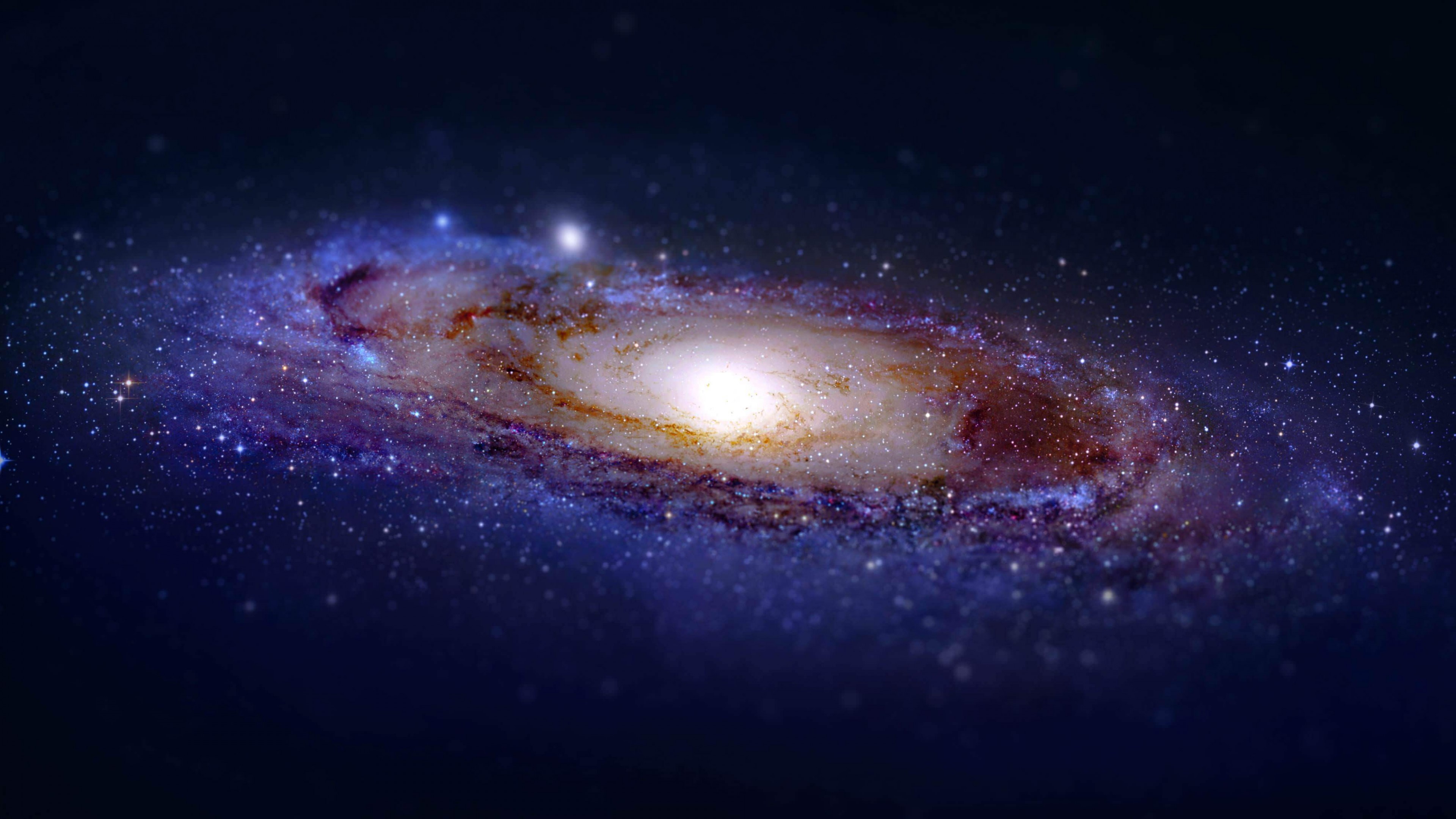 Andromeda Galaxy Tilt-shift Wallpaper - Andromeda Galaxy Wallpaper A4 - HD Wallpaper 