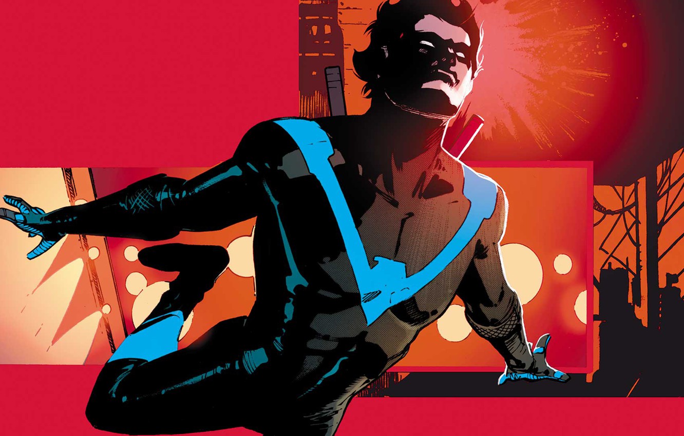 Photo Wallpaper Robin, Dc Comics, Dick Grayson, Nightwing - Dylan O Brien Nightwing - HD Wallpaper 