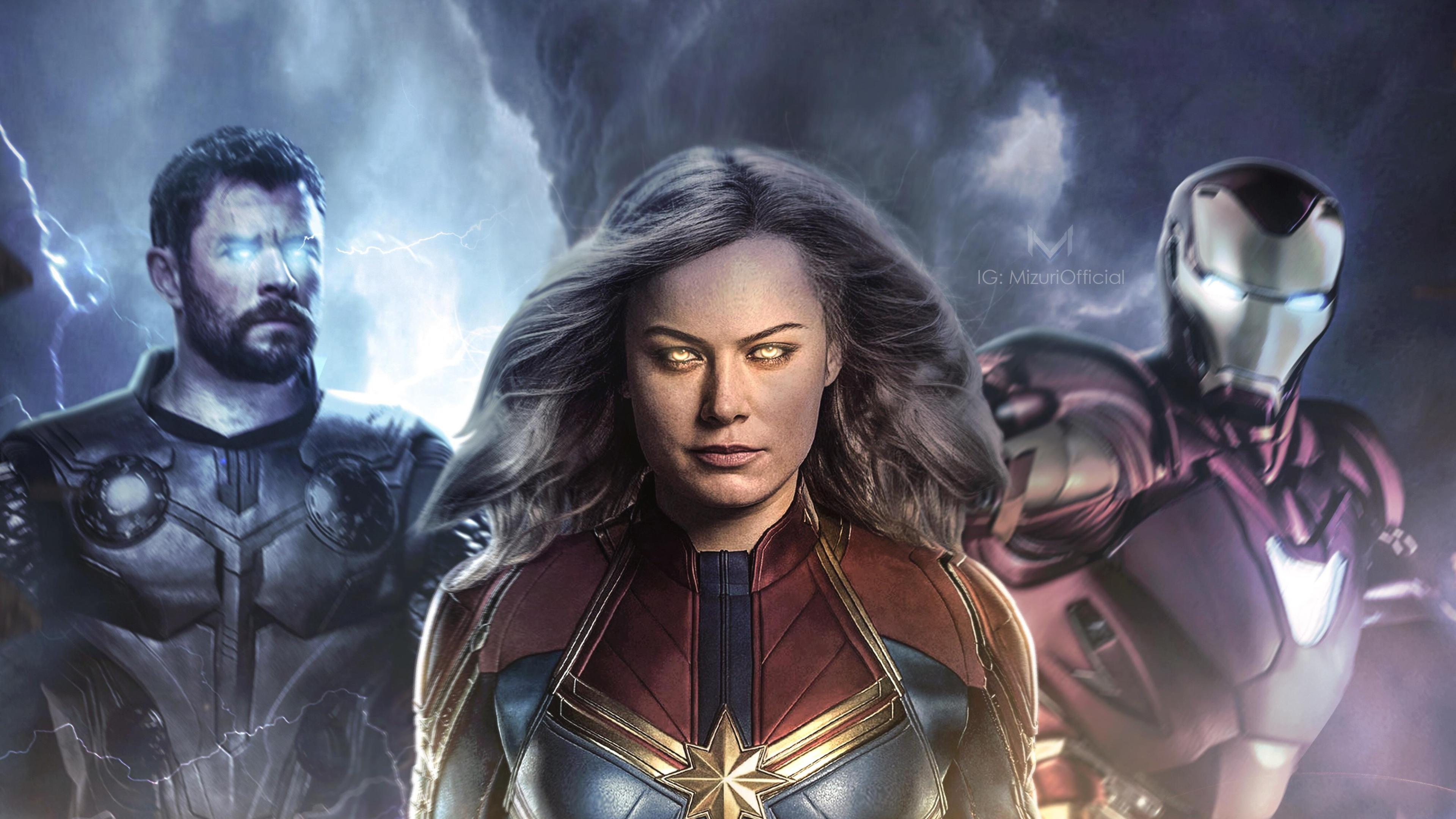 Wallpaper Captain Marvel Hd Live Wallpaper - HD Wallpaper 