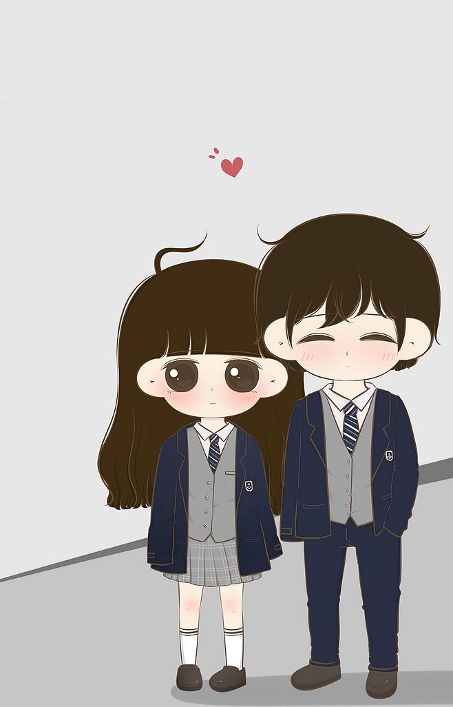 Cartoon Love Wallpaper - HD Wallpaper 