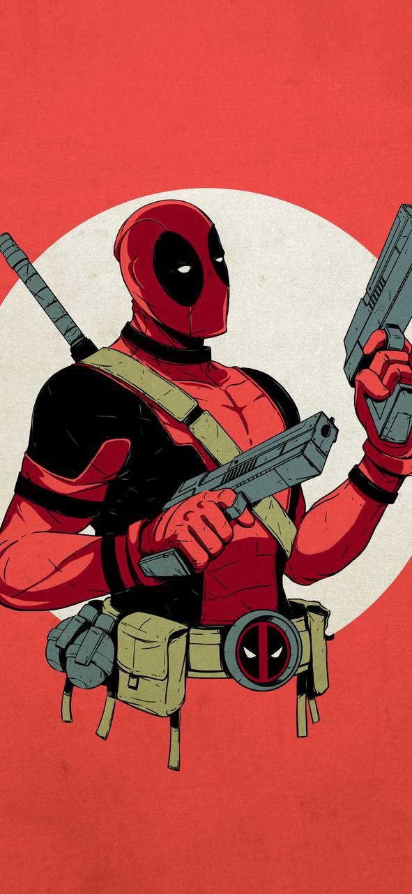 Deadpool Wallpaper Iphone X - Deadpool Art - HD Wallpaper 