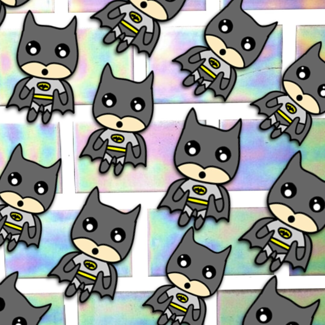 Batman, Kawaii, And Phone Wallpaper Image - Cartoon - HD Wallpaper 