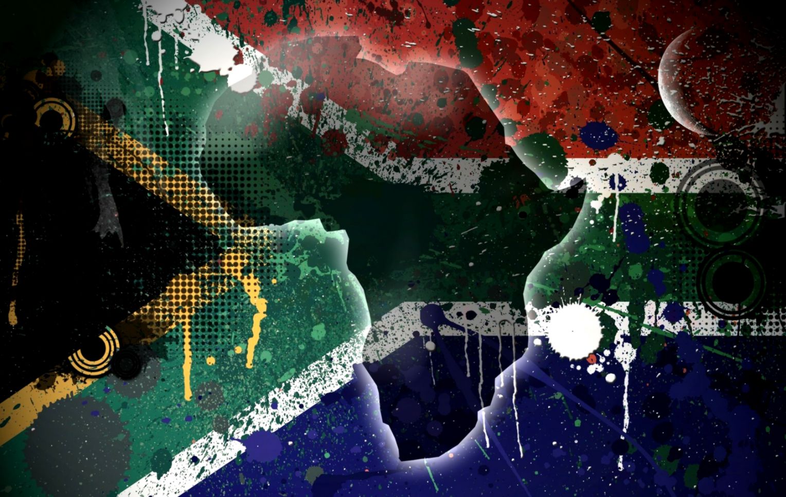 Republic Of South Africa South Africa Flag Texture - Background South African Flag - HD Wallpaper 