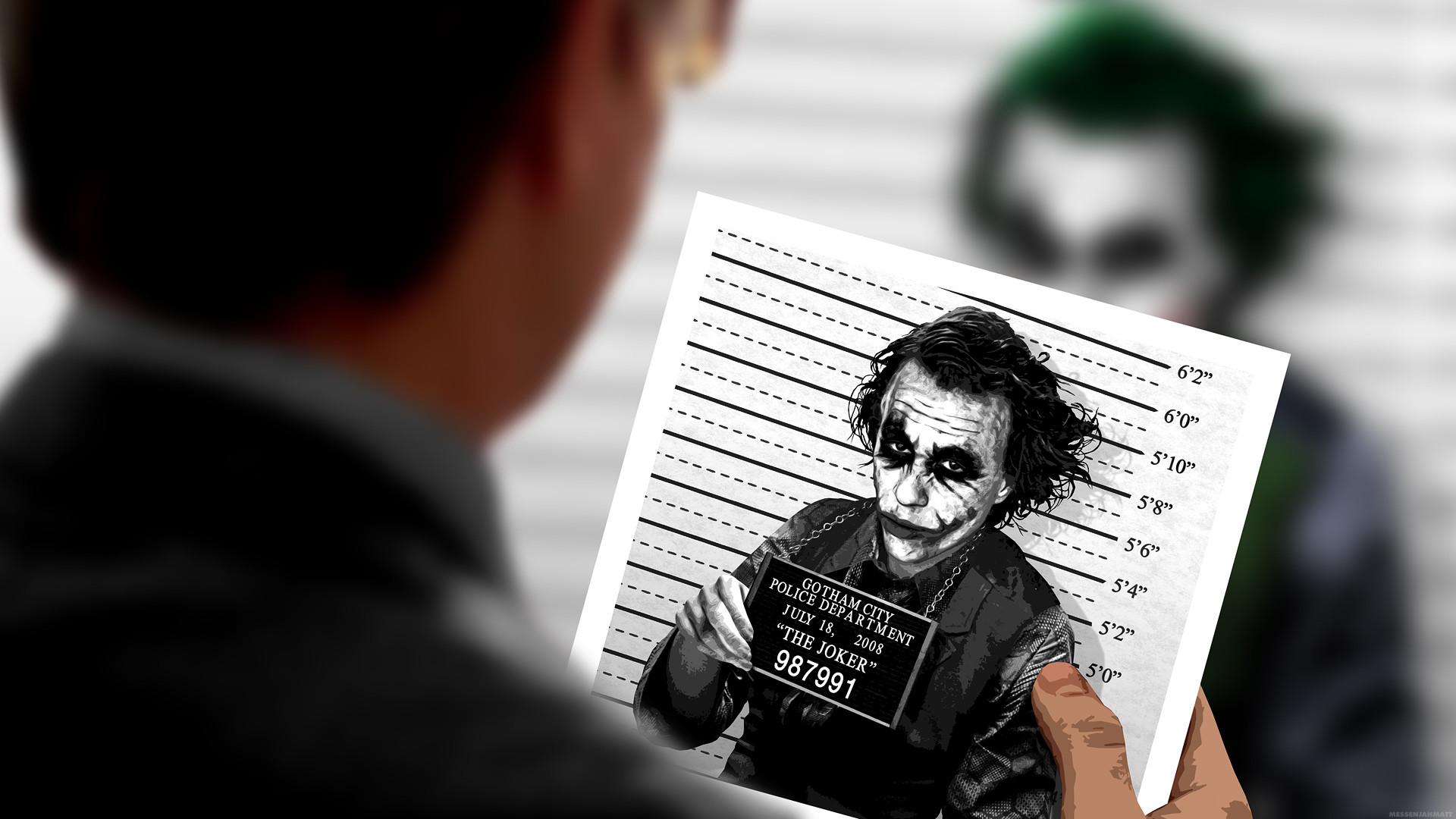 The Joker Wallpaper 2017 The Joker Wallpaper Android - Police Lineup Background Hd - HD Wallpaper 