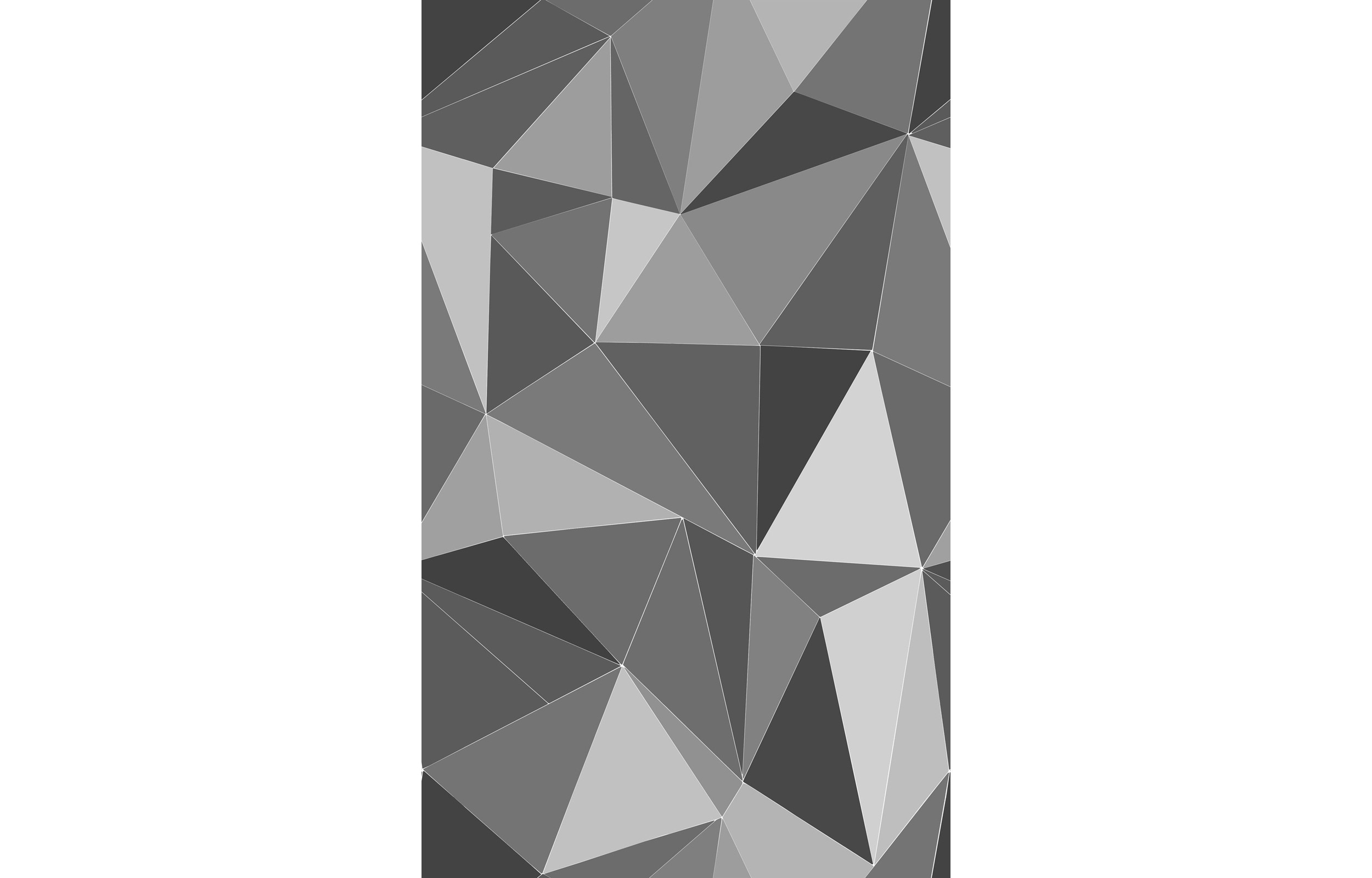Facet Black & White By Geometric Wallpaper 
 Data-src - Geometric Wallpaper Black And White - HD Wallpaper 