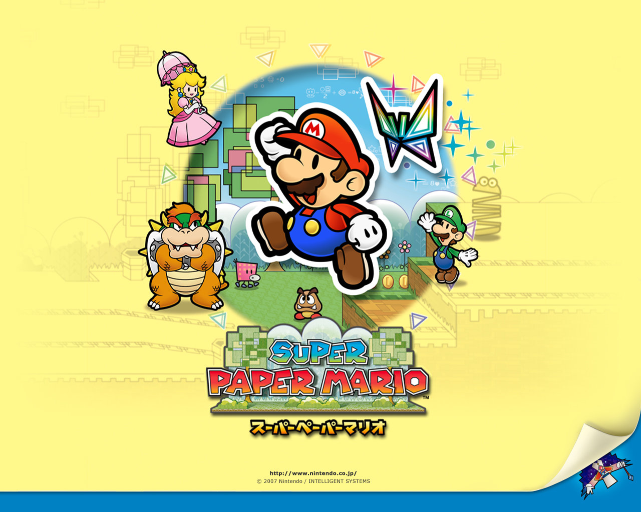 High Resolution Super Paper Mario Hd Wallpaper Id - Super Paper Mario  Original Soundtrack - 1280x1024 Wallpaper 