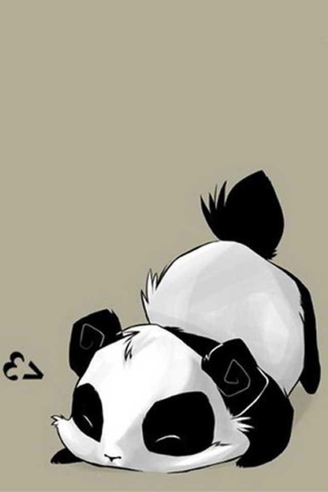 Panda Image - Iphone Black Panda Wallpaper Hd - HD Wallpaper 