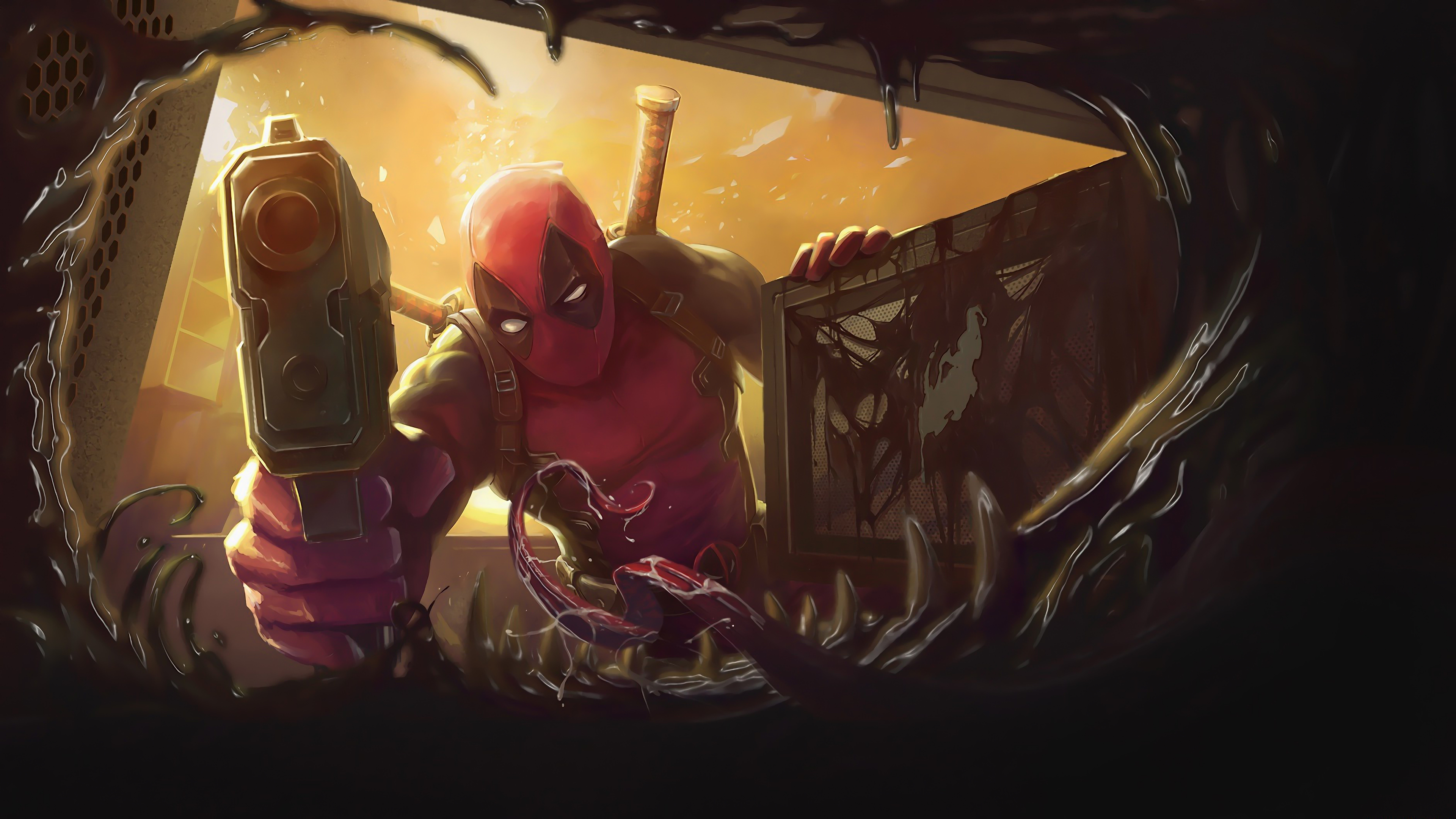 Deadpool, 4k, - Imagenes Deadpool Full Hd 4k - HD Wallpaper 