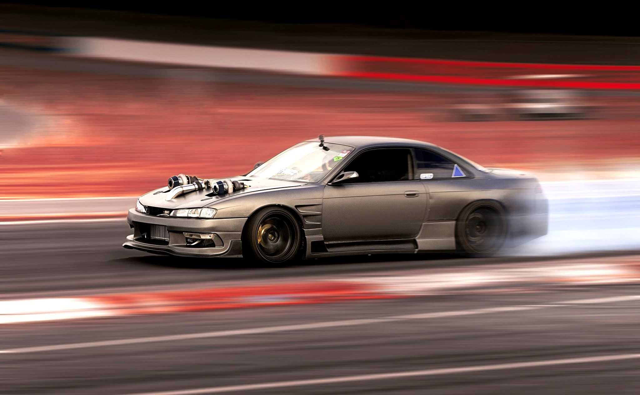 Wallpaper Of Nissan Silvia S14 Drag Racing Background Pista De Carro