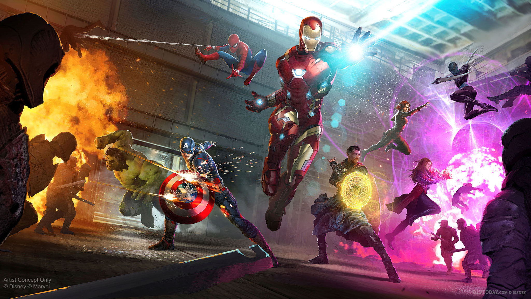 Disneyland Paris Marvel - Disneyland Paris Marvel Show - HD Wallpaper 