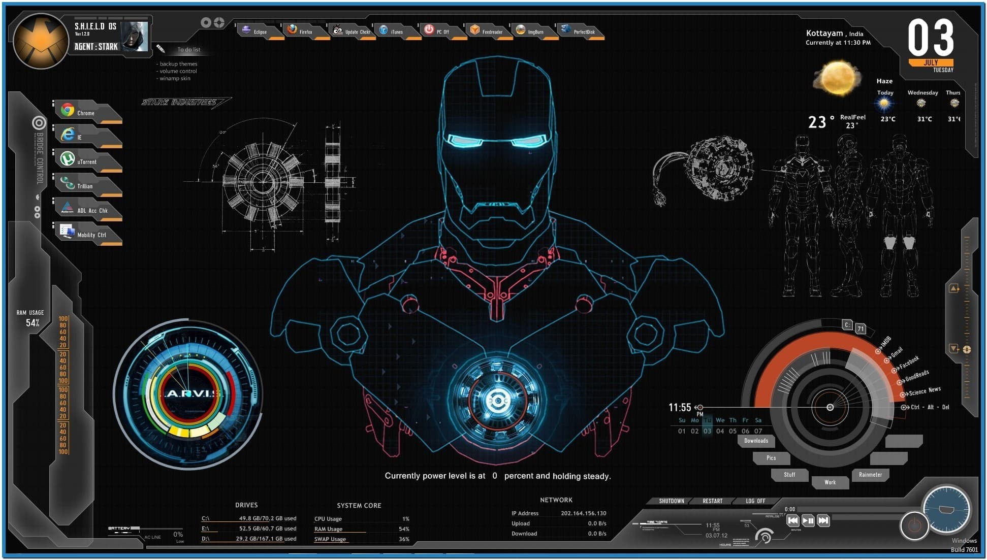 Related Pictures Dell Alienwareputer Wallpaper With - Iron Man Wallpaper Pc - HD Wallpaper 