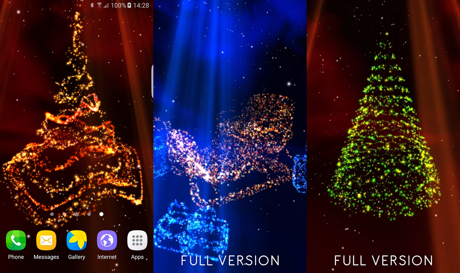 Christmas Live Wallpaper - Christmas Tree Wallpapers For Android - HD Wallpaper 