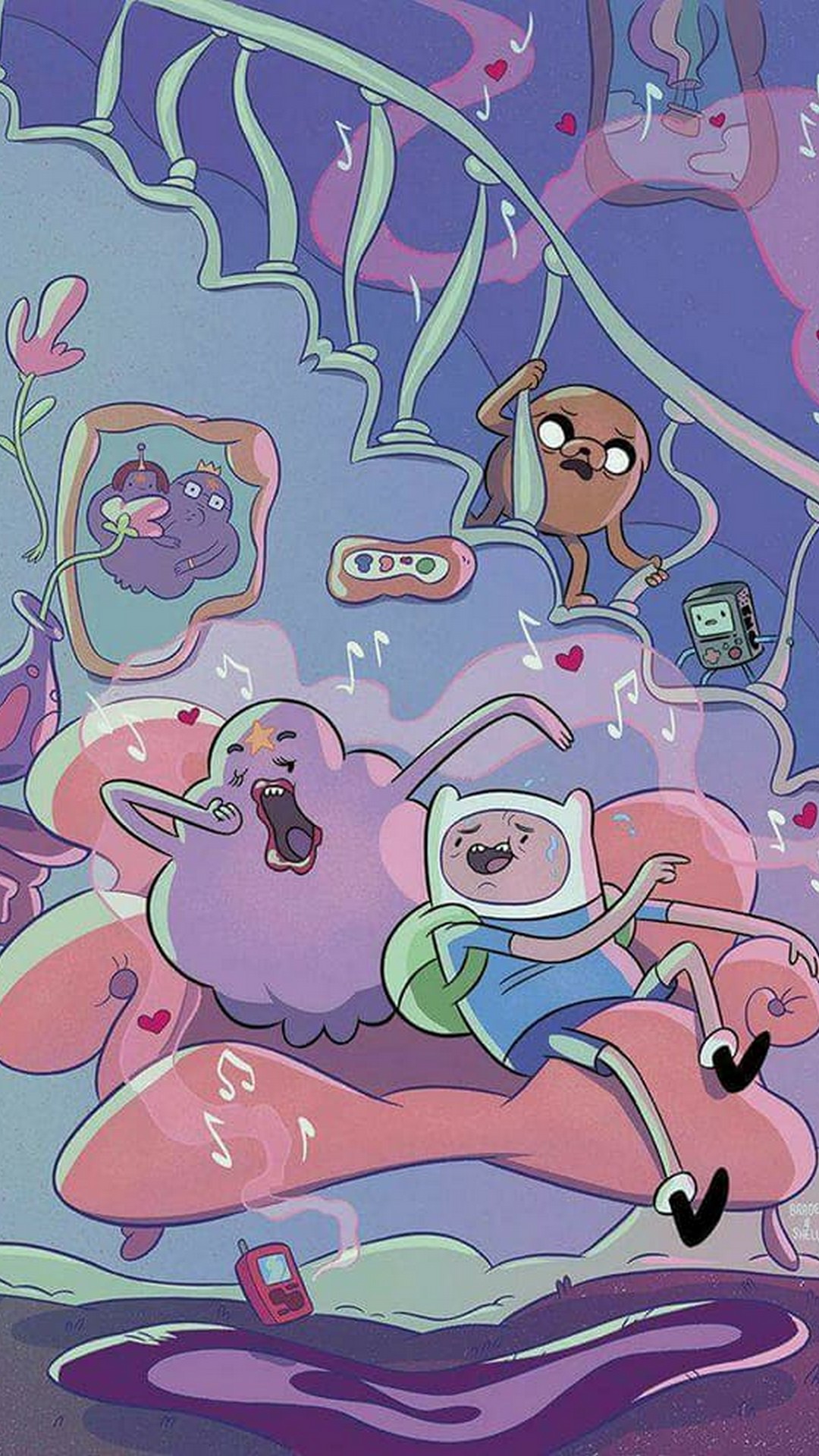 Iphone Wallpaper Hd Adventure Time Cartoon Network - Adventure Time Backgrounds For Iphone - HD Wallpaper 