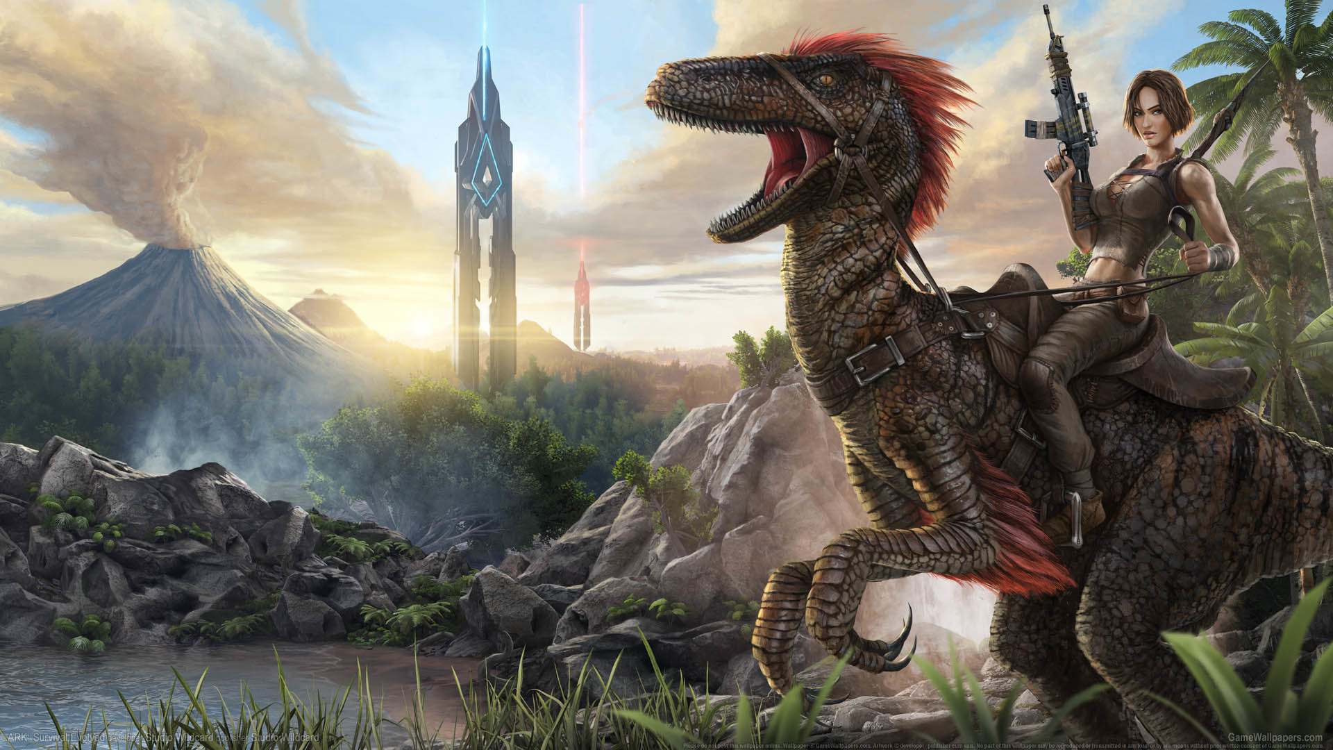Survival Evolved Full Hd Wallpaper 
 Data Src Best - Ark Wallpaper 4k - HD Wallpaper 