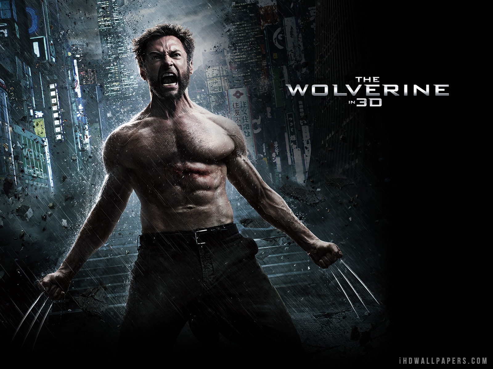 The Wolverine - Wolverine Hugh Jackman Roar - HD Wallpaper 