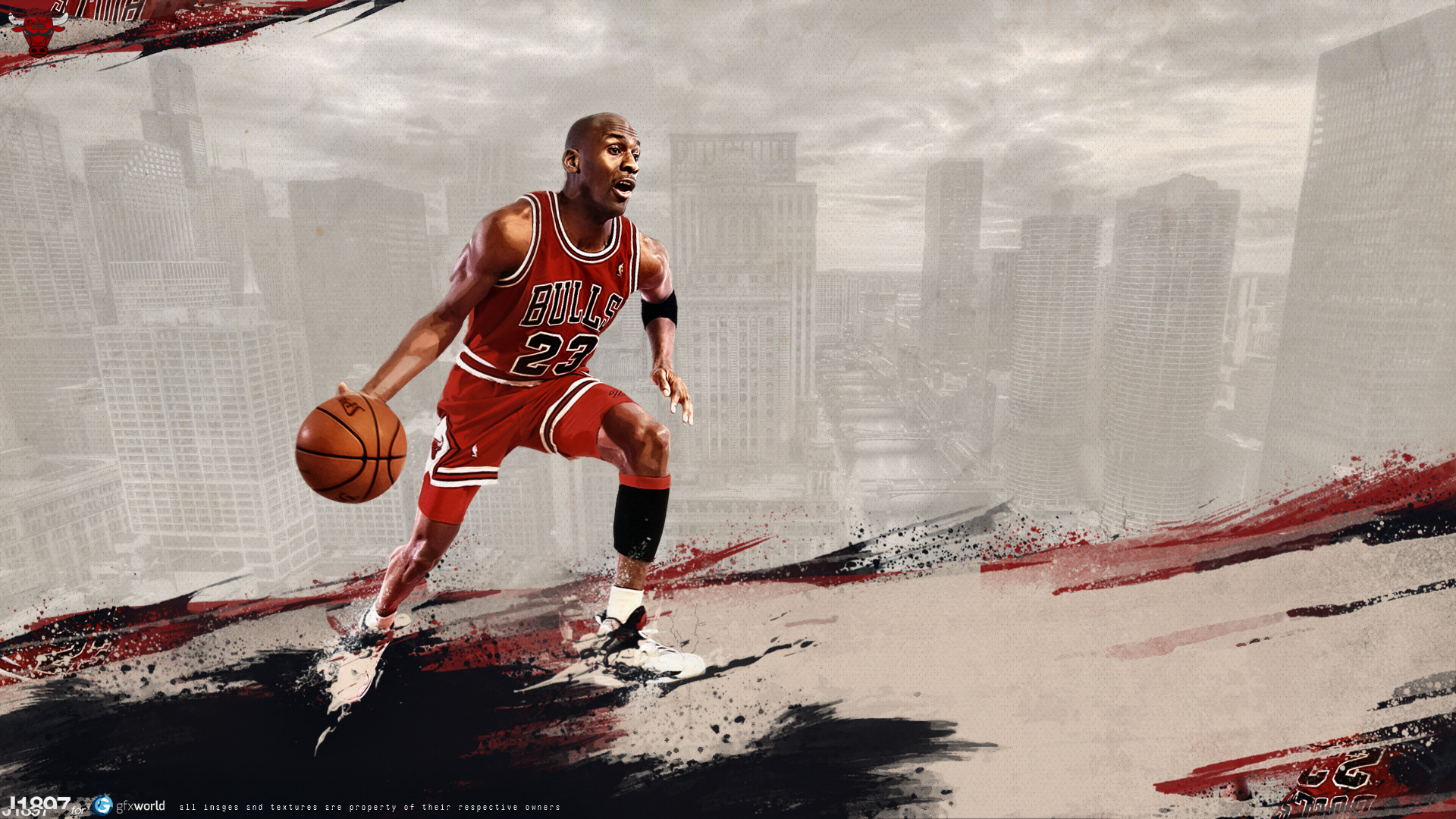 Basketball Michael Jordan Hd - HD Wallpaper 