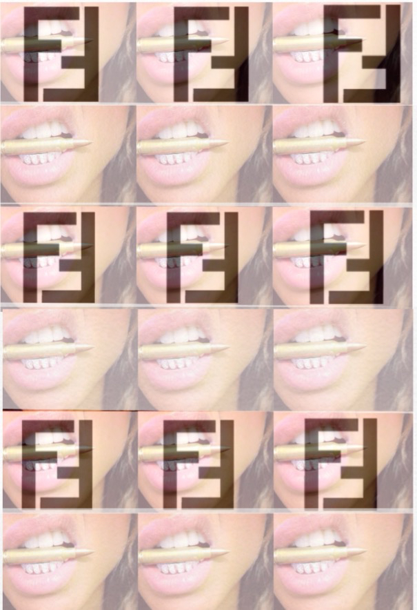 Background, Bullet, And Fendi Image - Fendi Background - HD Wallpaper 