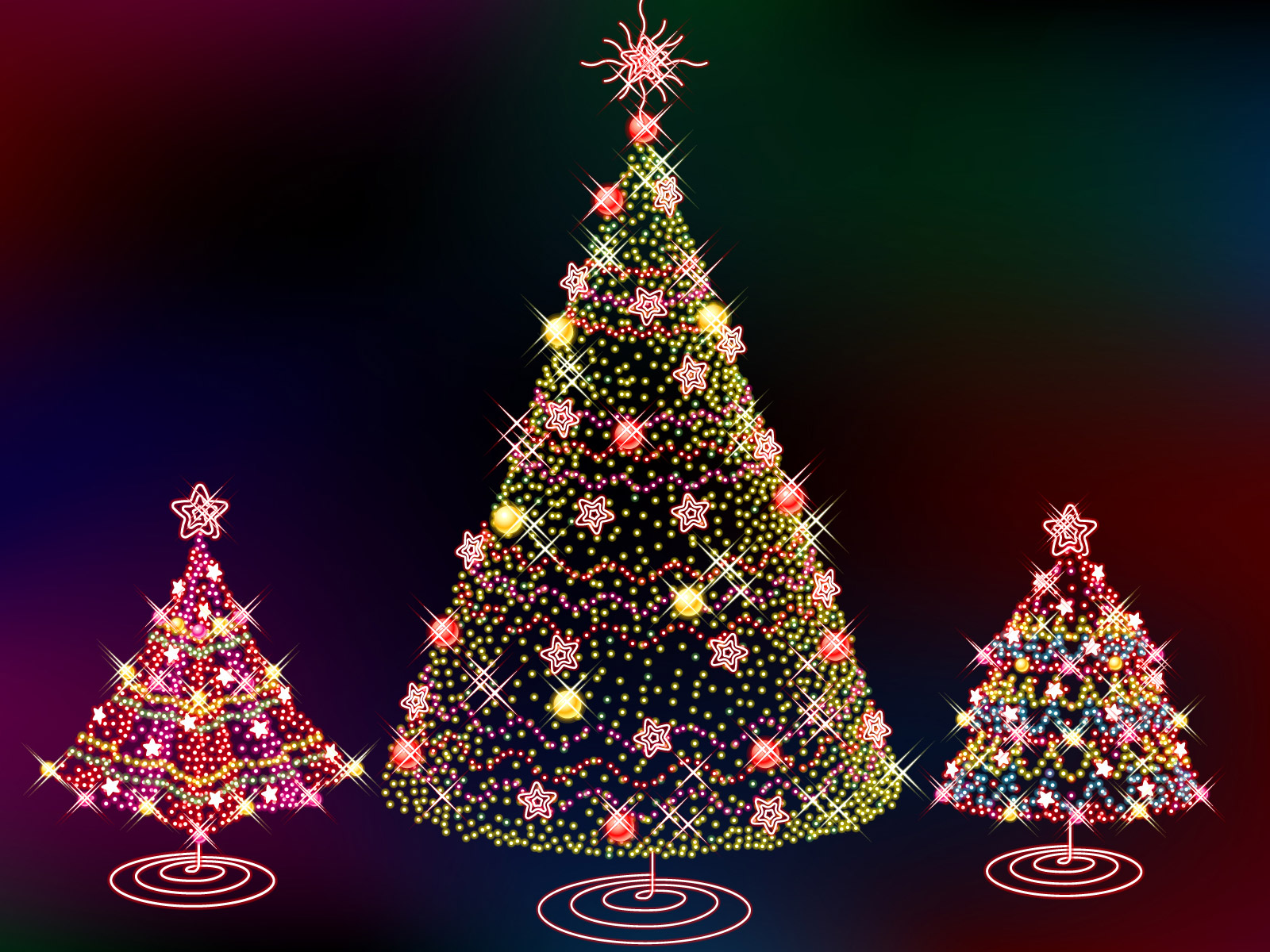 Animated Christmas Tree Backgrounds - HD Wallpaper 