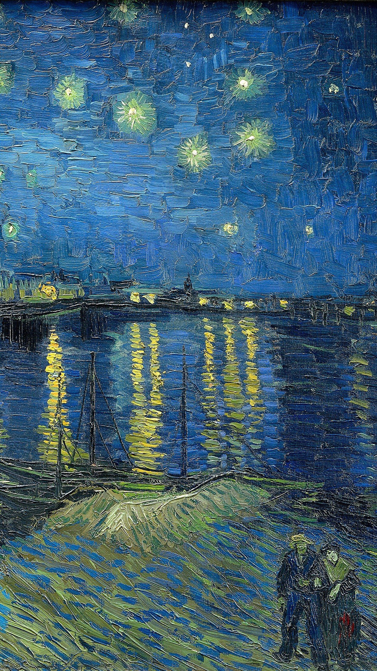 Iphone Backgrounds Art Free Windows Wallpapers Hd Download - Van Gogh Phone Background - HD Wallpaper 