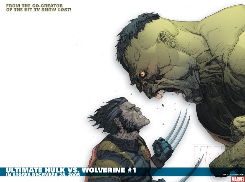 Ultimate Wolverine Vs Hulk - HD Wallpaper 