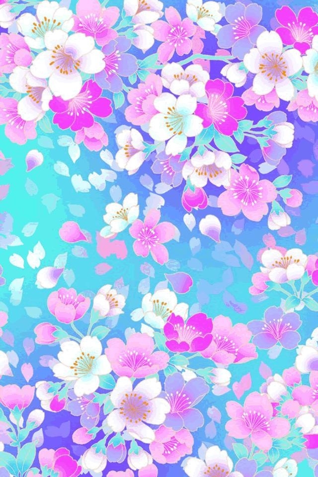 Hd Amazing Beautiful Colorful Flowers Ipod Touch Wallpapers - Desktop Wall Paper Girly - HD Wallpaper 