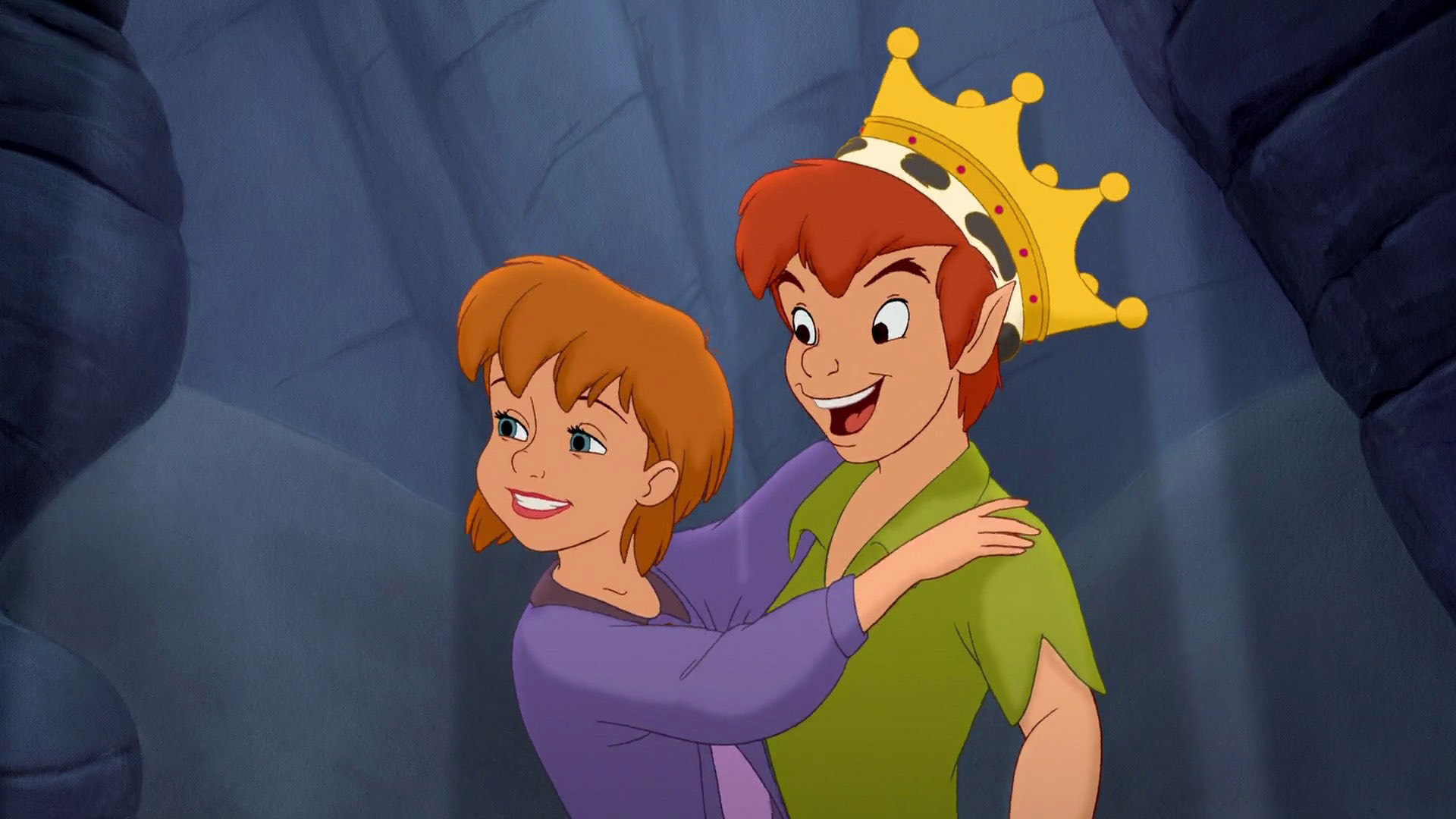 Disney Peter Pan And Princess - HD Wallpaper 