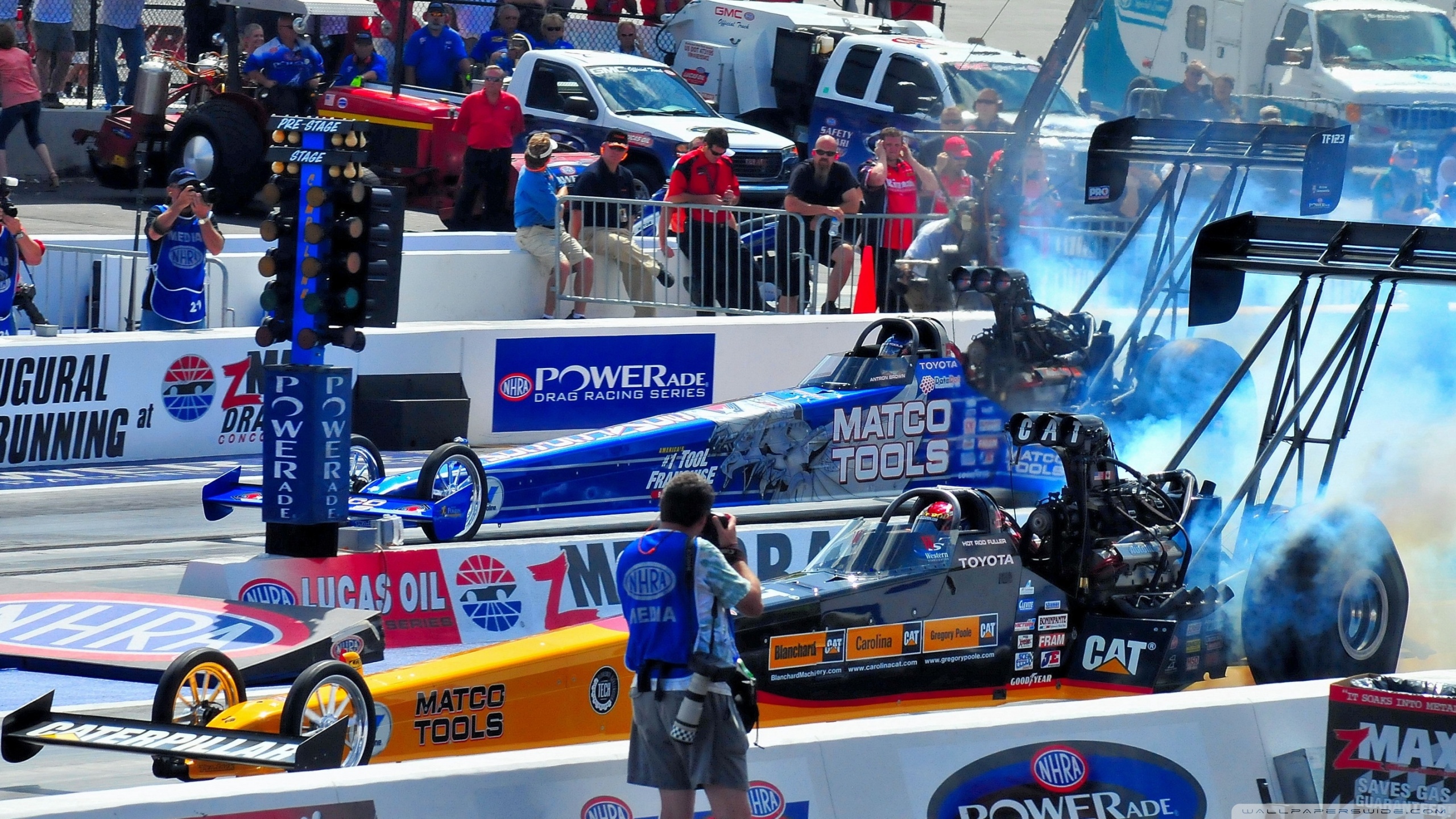 Drag Racing Dual Monitor - HD Wallpaper 