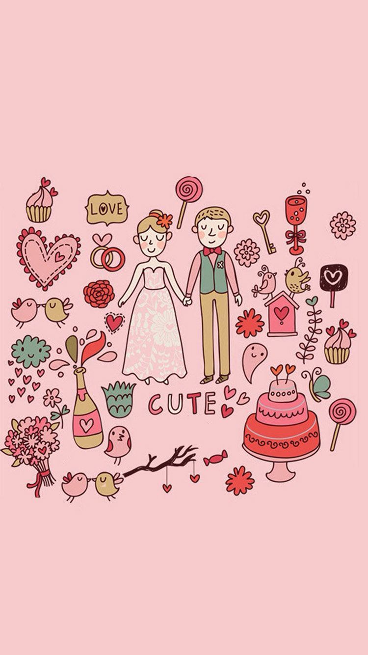 Romantic Vintage Seamless Pattern - Valentin Ornament - HD Wallpaper 